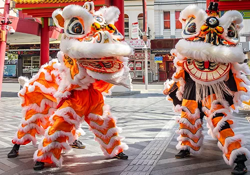 Lion dance