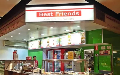 This Filipino eatery offers more than your average food court outlet.