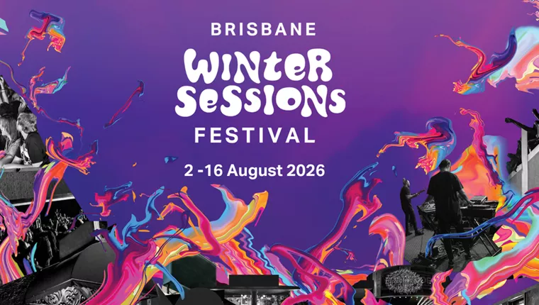 Brisbane Winter Sessions  colourful logo