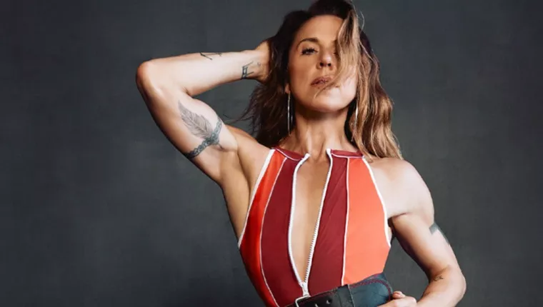 Melanie C striking a pose
